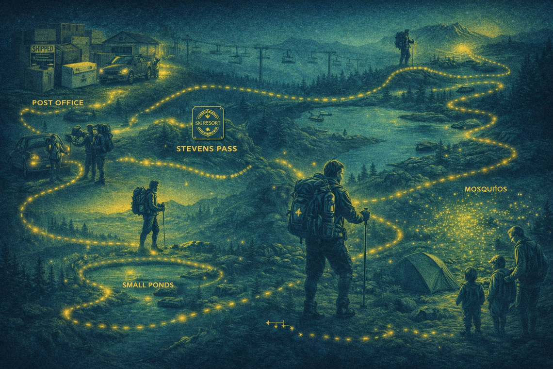 Back on the Trail at Stevens Pass