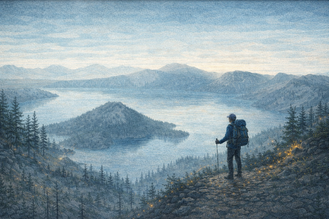 Crater Lake Reveals Itself